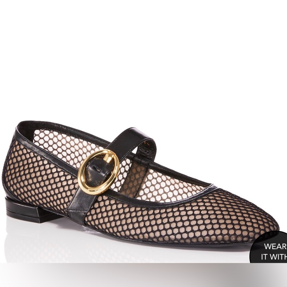 Stuart Weitzman Arabella Mesh Mary Jane